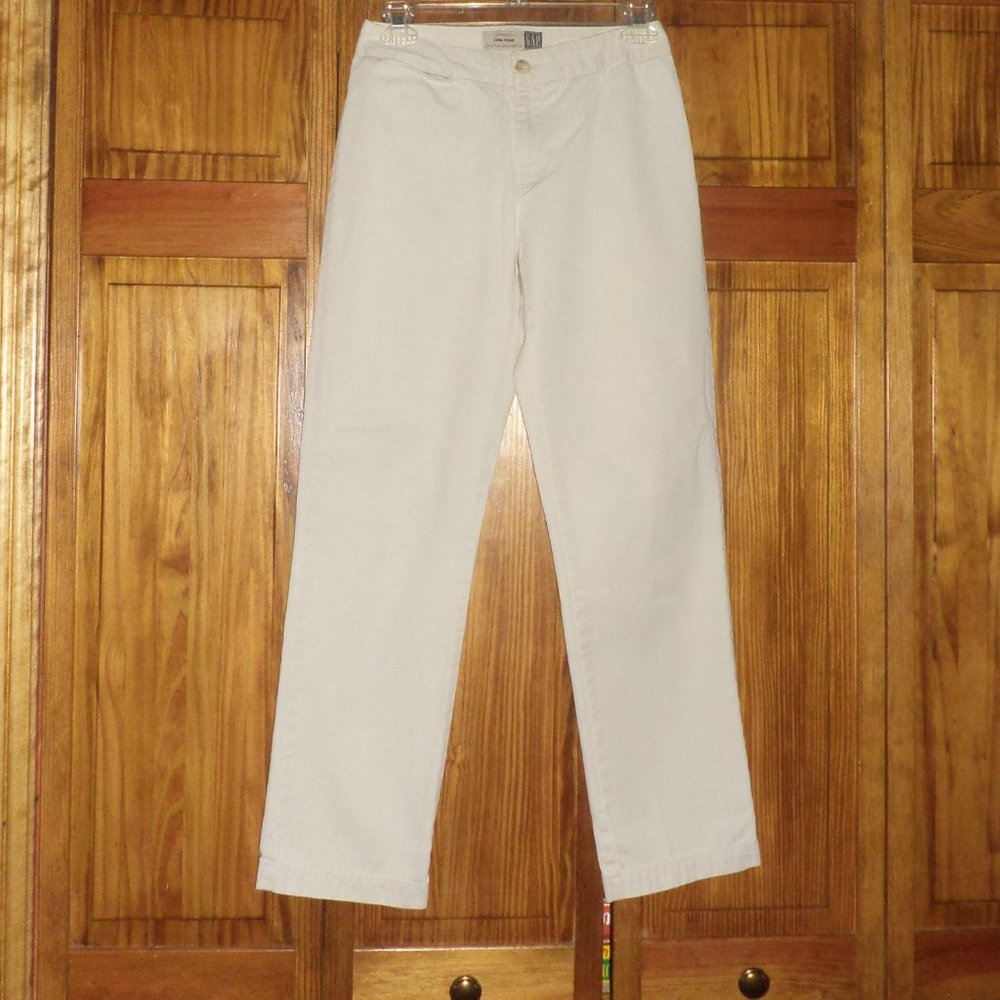 GAP beige low rise pants sz 1R junior